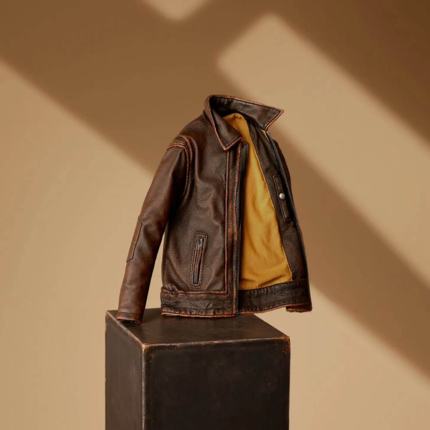Chaqueta de Cuero Vacuno Camden - Image 7